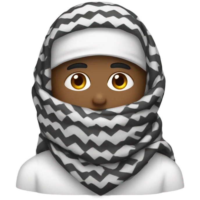 person wearing shemagh emoji