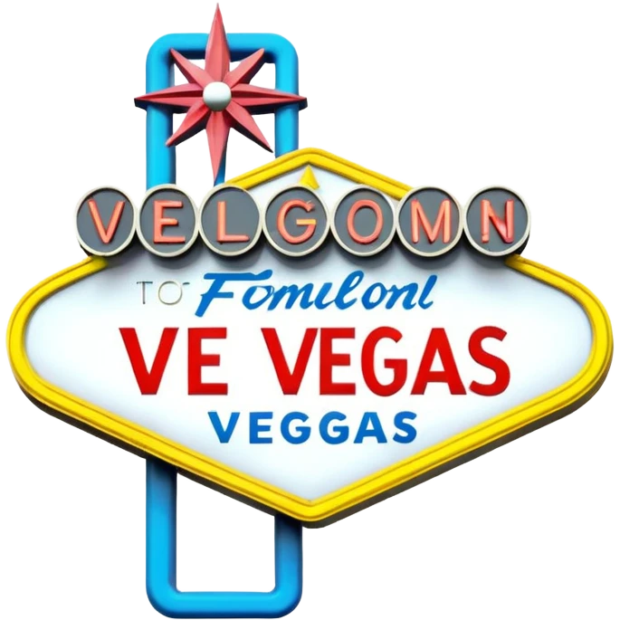 vegas sign emoji