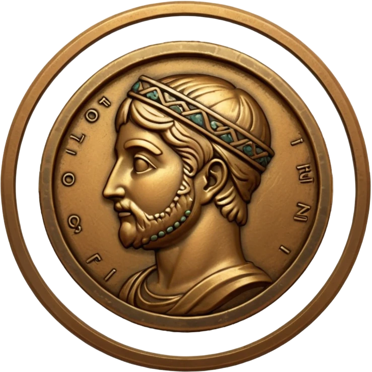 Ancient coin emoji
