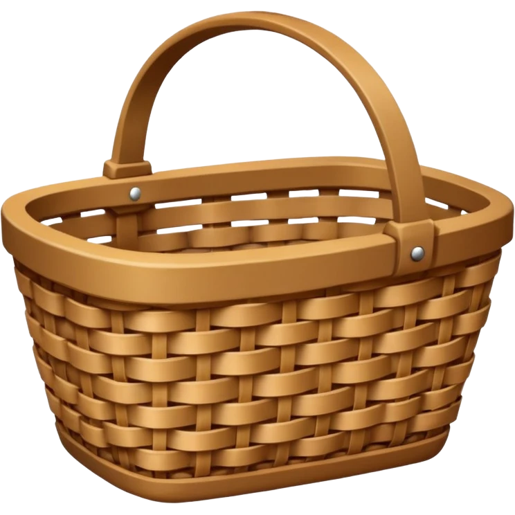 empty wicker basket emoji