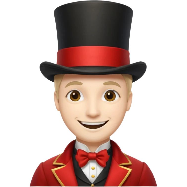 Ringmaster + hat emoji