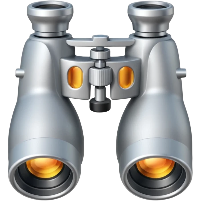 silver binoculars emoji