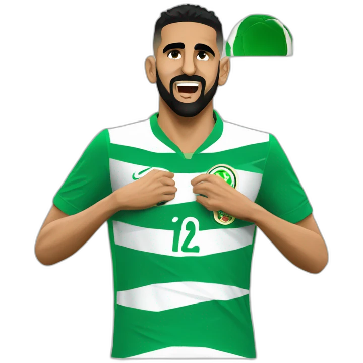 Riyad Mahrez algeria emoji