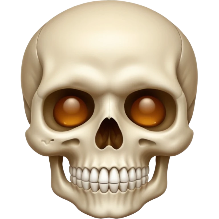 Skull. Shushing emoji