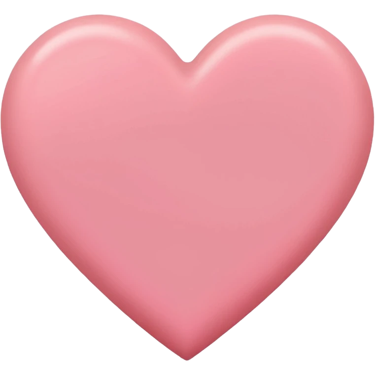 Heart shaped pink blush  emoji