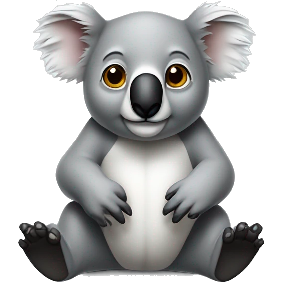 matematik çözen koala emoji