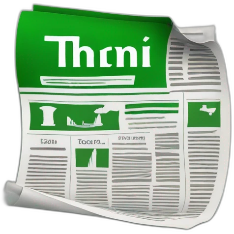 Lisbon Newspaper for mobility and sustainability) green logo emoji