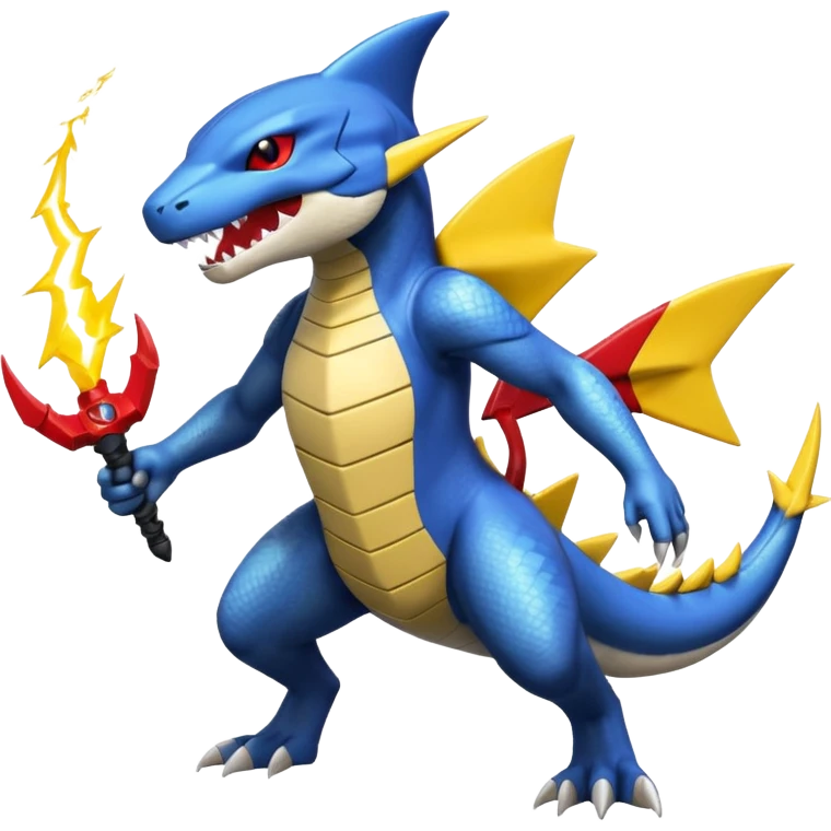 Veemon-Sharpedo-Garchomp-Ampharos-fusion emoji