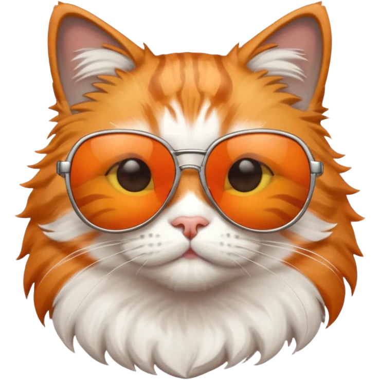 Cat wearing sunglasses emoji
