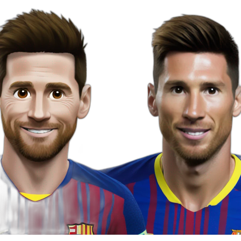 Messi sur Ronaldo emoji