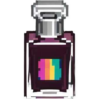 Nail polish bottle pink emoji
