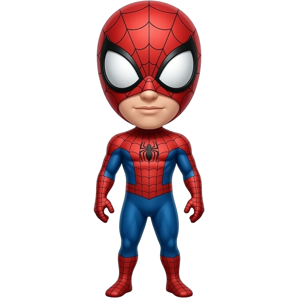 HAZME UN SPIDERMAN CON CARA DE UMANO MAYOR DE CUERPO COMPLETO emoji