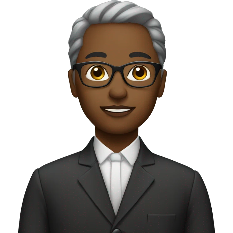 black librarian emoji