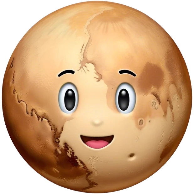 Planet Pluto emoji