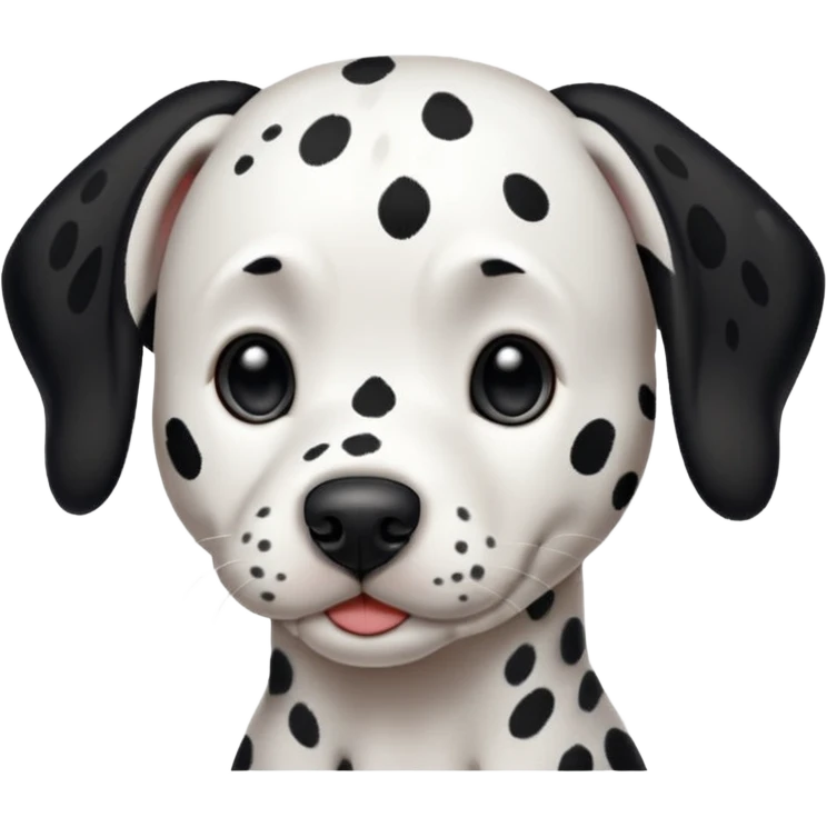 Dalmatian dog emoji