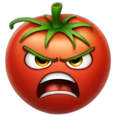 angry tomato emoji