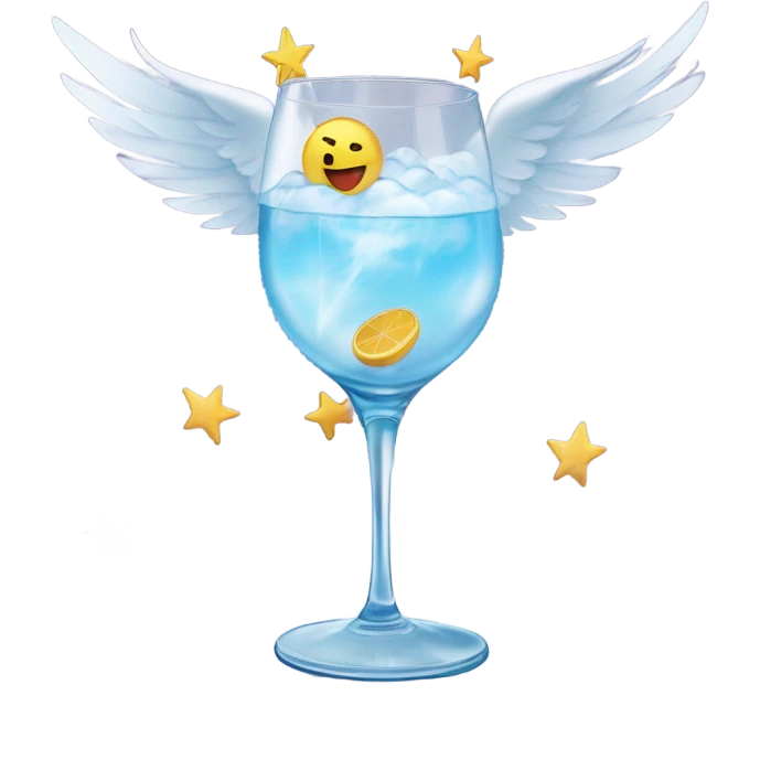 Fly with vodka  emoji