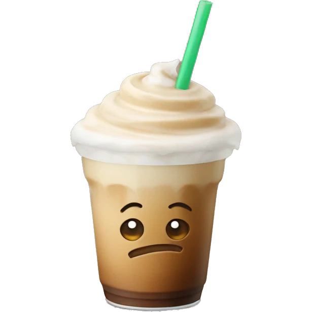 iced latte emoji