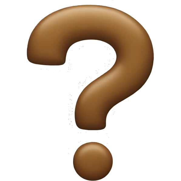 THE QUESTION MARK emoji