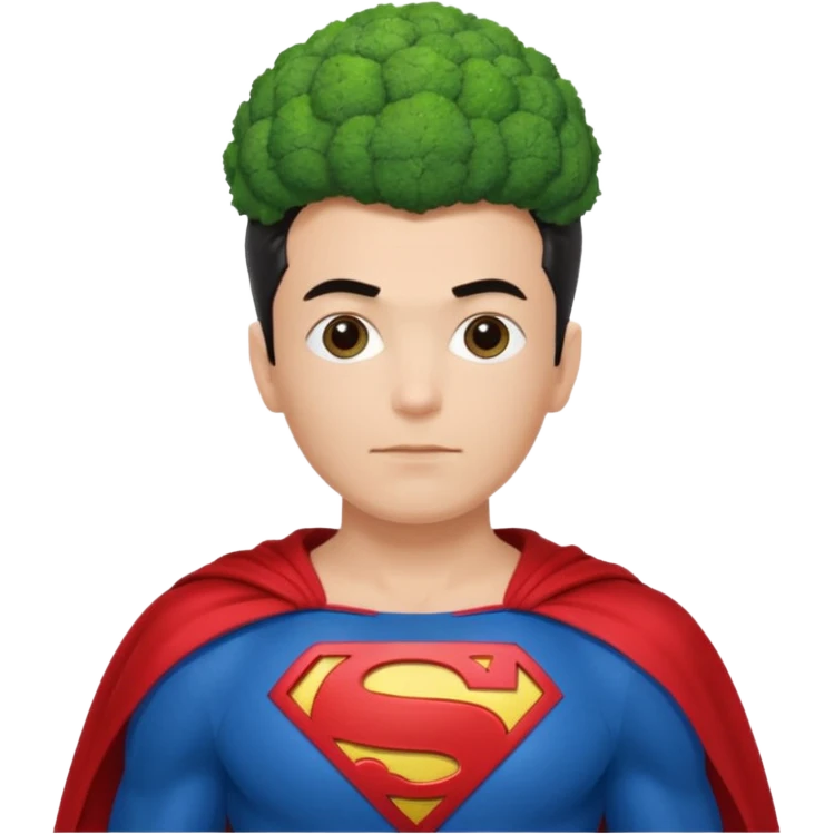 brocoli superman emoji