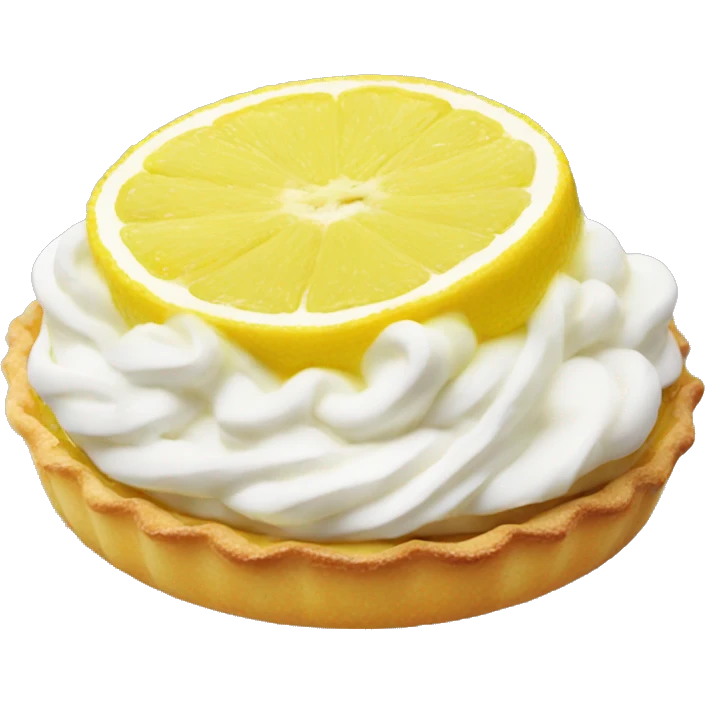 Tarte citron meringuée  emoji
