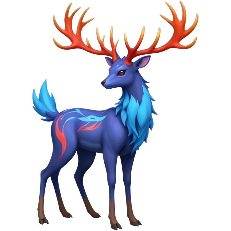 Xerneas-Fakémon-hybrid-creature (full body)  emoji