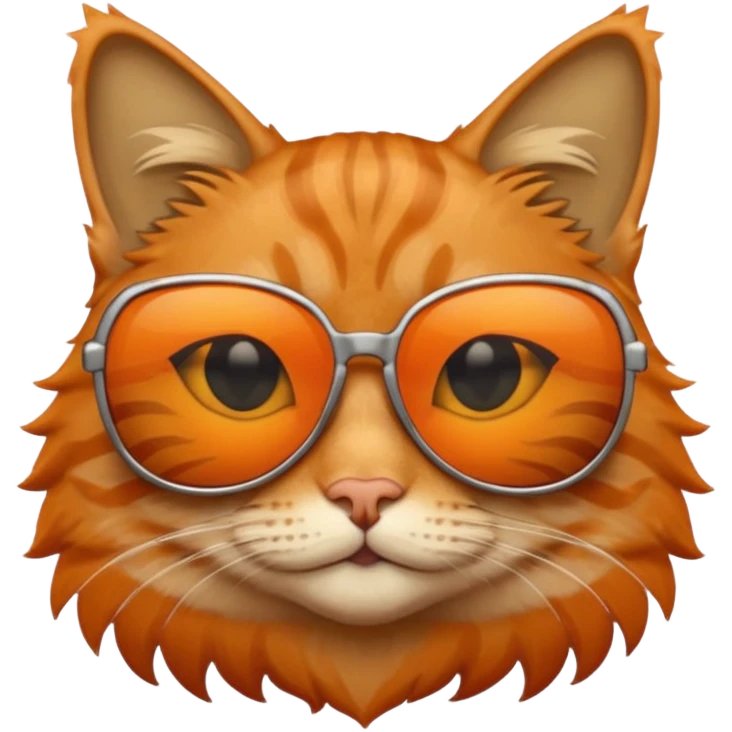 Cat wearing sunglasses emoji