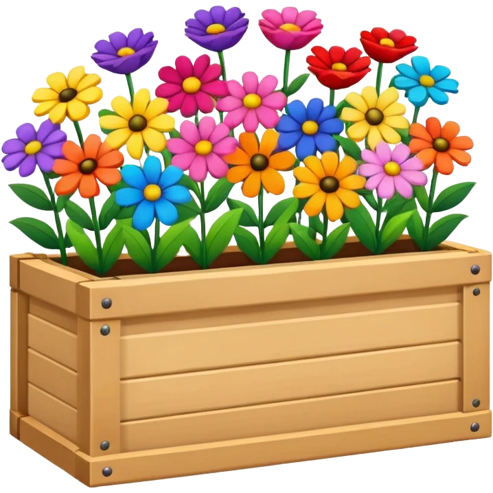 Flower box emoji