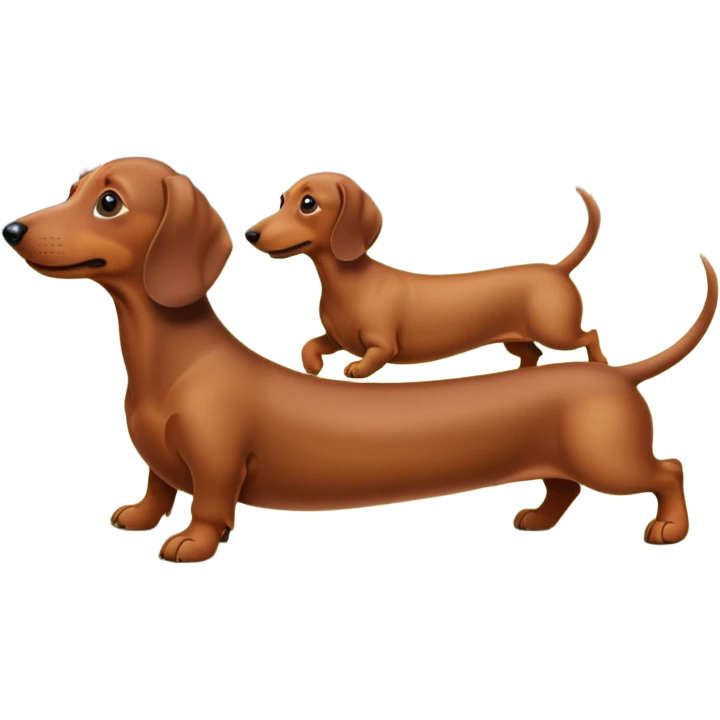 Perros salchicha emoji
