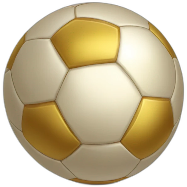golden soccer ball emoji