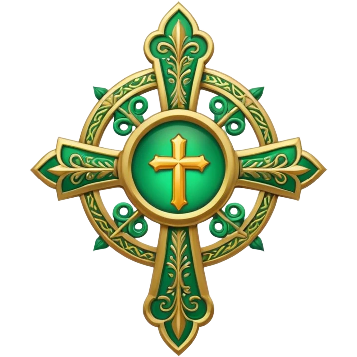 Priest Emblem green emoji