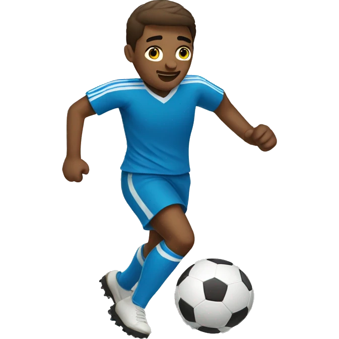 guy playing soccer emoji