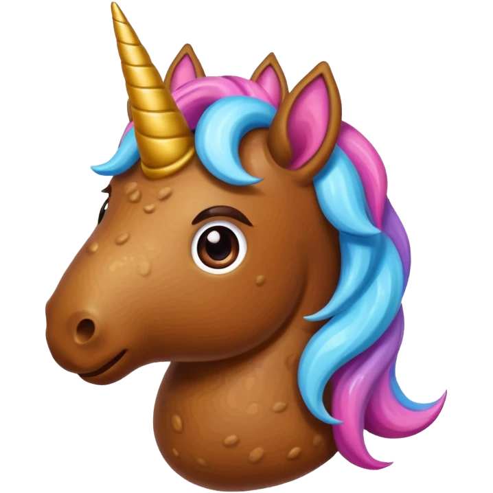 Poop unicorn  emoji