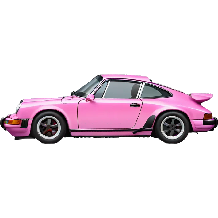 Porsche 911 pink emoji