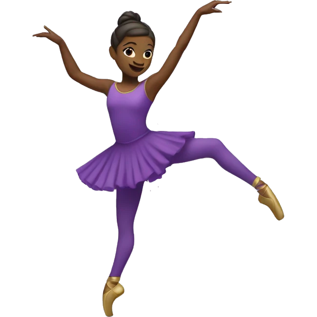 Dancer in purple emoji