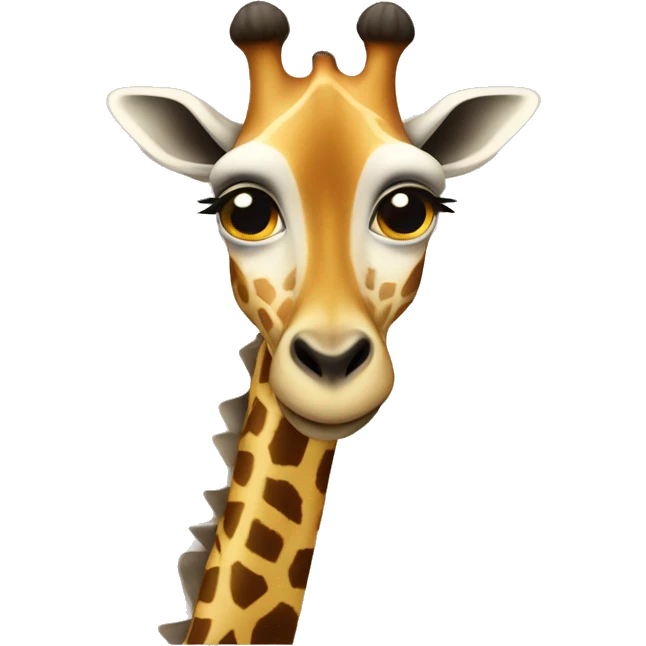 Girafe laineuse emoji