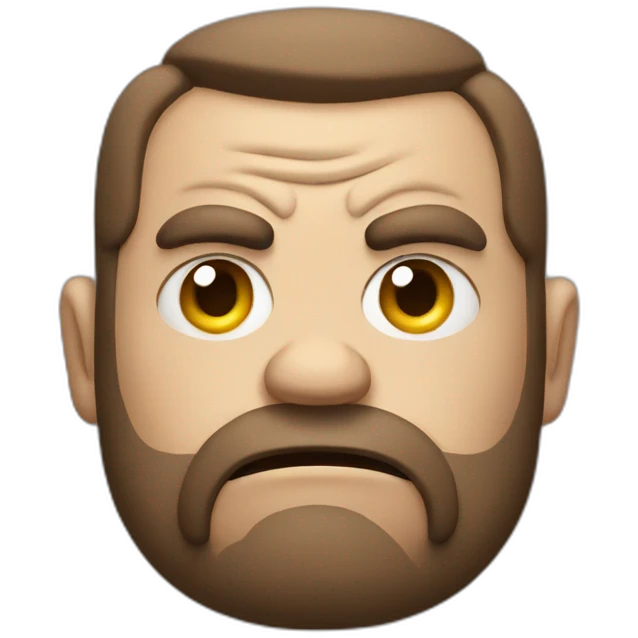 grumpy emoji