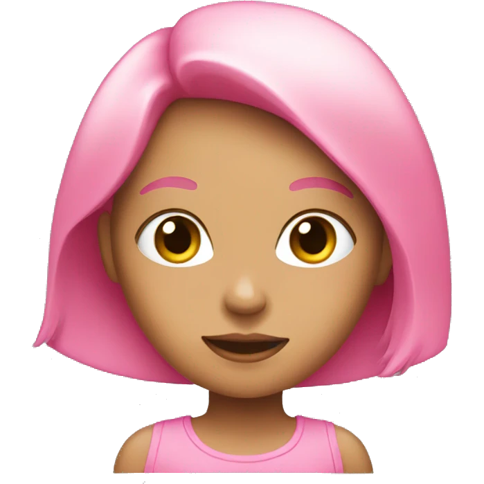 Pink girl emoji