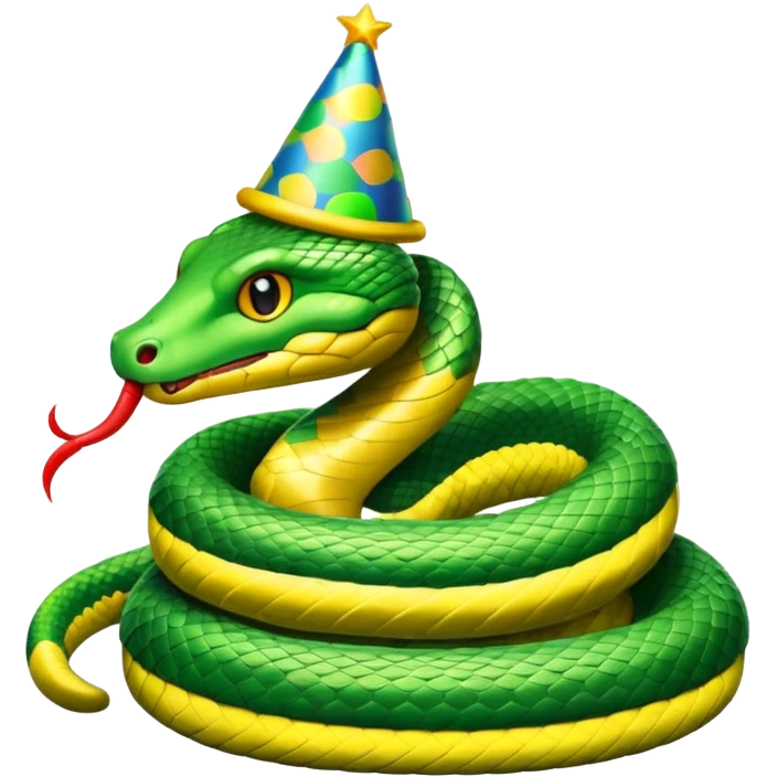 PARTY HAT SNAKE emoji