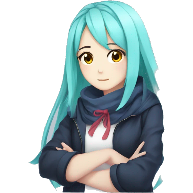 Vtuber girl Minato Aqua emoji