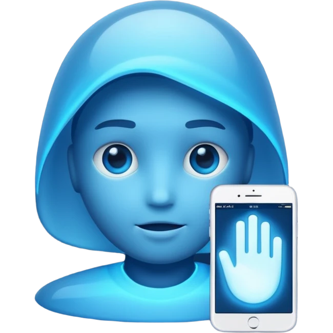 AI 솔루션 (blue color) emoji