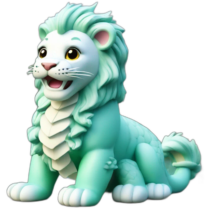 cute merlion emoji