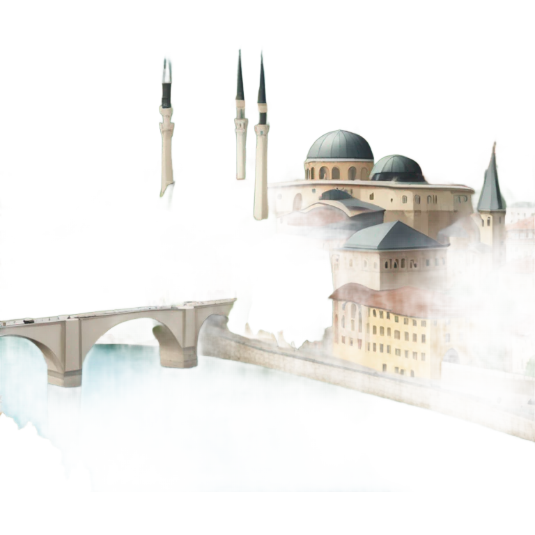 Sarajevo city view  emoji