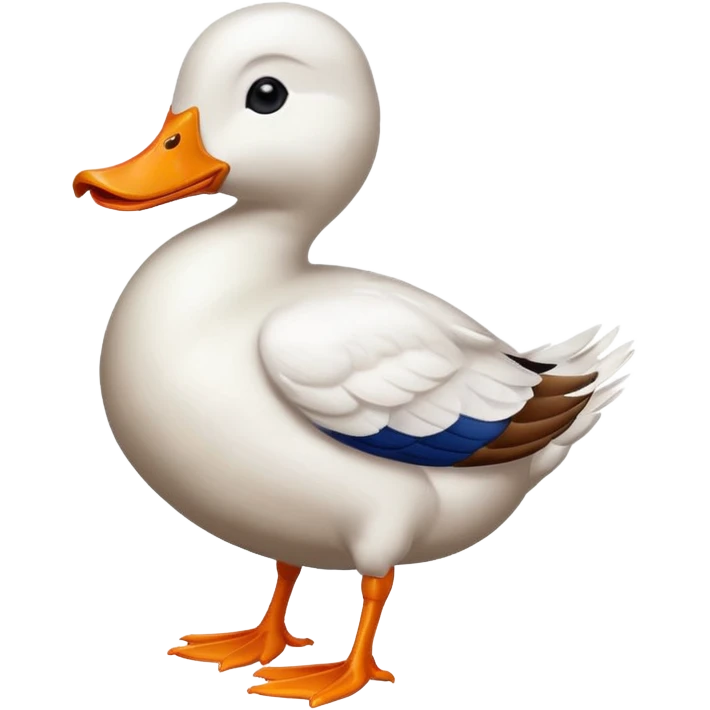 Saluting duck emoji