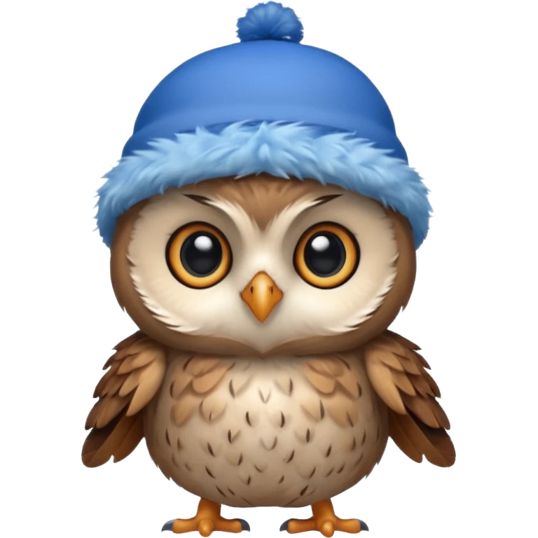 blue hats, baby owl emoji