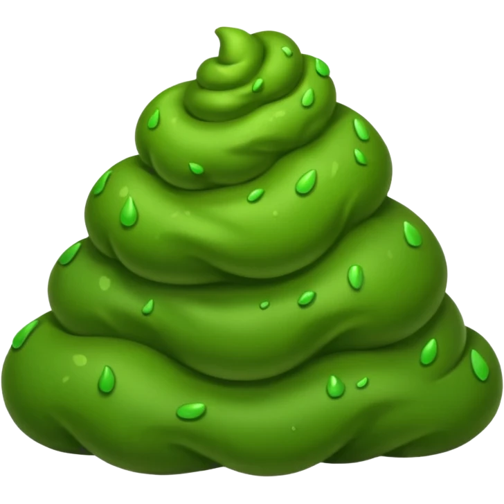 green poop emoji