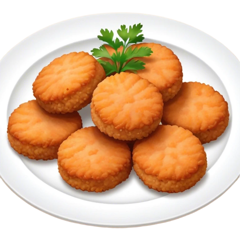 Plate of salmon Krokets emoji