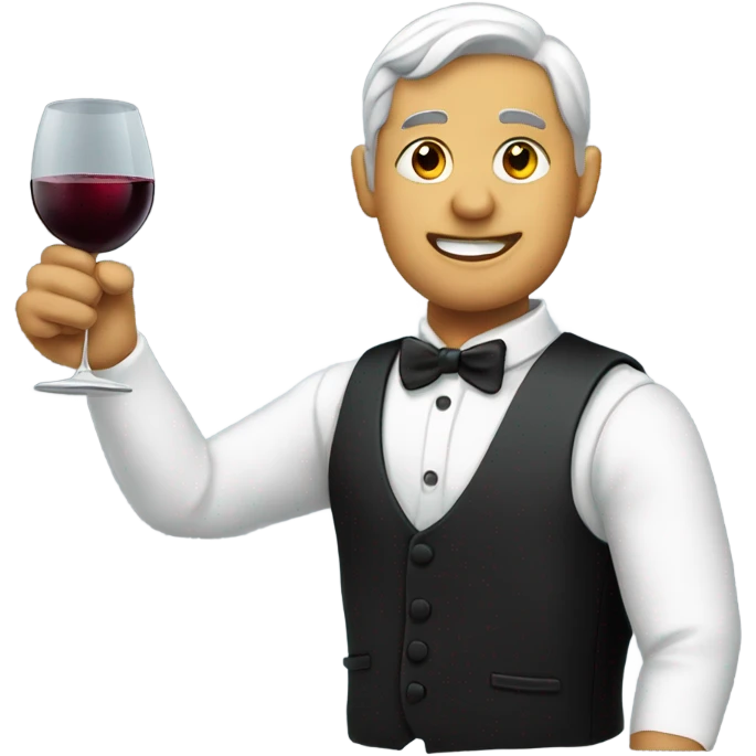 Wine waiter emoji
