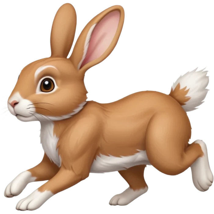 a running Rabbit emoji