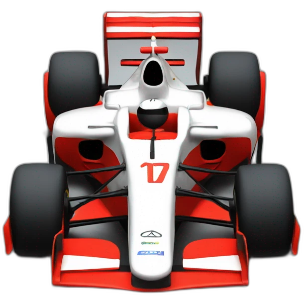 Formula 1 red car emoji